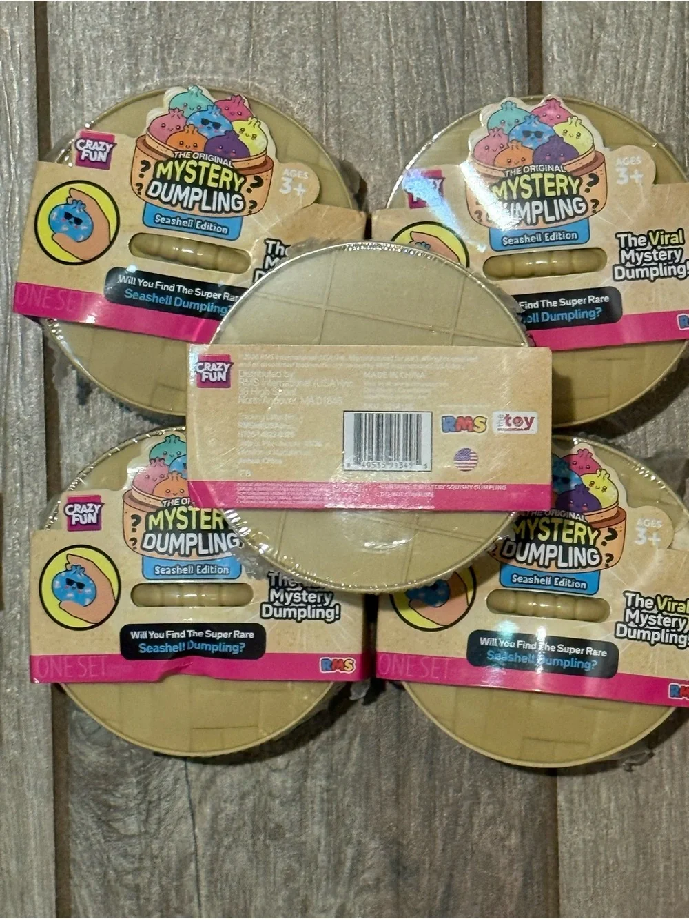 The Original Mystery Dumpling Seashell Edition -  Set of 5 Dumplings.